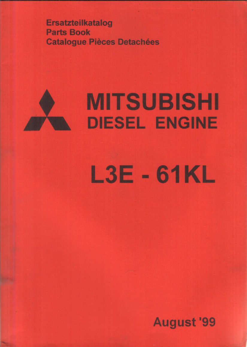 mitsubishi l3e engine parts manual